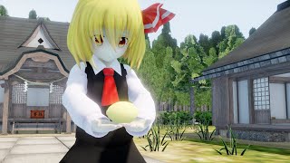 Rumia eats a lemon Touhou MMD [upl. by Tammi]