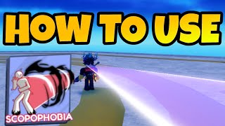 How To Use The Scopophobia Ability In Roblox Blade Ball [upl. by Hteboj270]