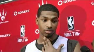 Tristan Thompson Interview  June 15th 2011 [upl. by Drauode]