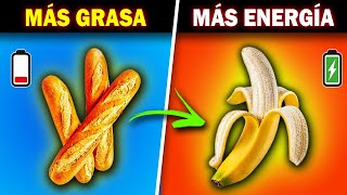 🍌 𝗟𝗔 𝗟𝗜𝗦𝗧𝗔 𝗘𝗦𝗣𝗘𝗥𝗔𝗗𝗔 Los 10 MEJORES CARBOHIDRATOS 🔋 MÁS ENERGÍA de forma SALUDABLE 💪 🔥 [upl. by Abbate201]