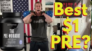 Best 1 Pre Workout  MyProtein’s Bargain PreWorkout  MyProtein Pre Workout Supplement Review [upl. by Bovill661]