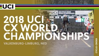 2018 UCI Cyclocross World Championships  ValkenburgLimburg NED  Men Elite [upl. by Tasiana]