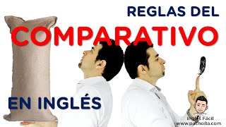 4 Reglas básicas del COMPARATIVO en inglés  Muy bien explicado  Clases inglés [upl. by Arahsak]