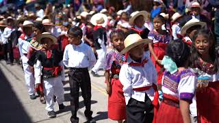 Desfile en las calles San Mateo Ixtatan Huehuetenango 2022 Felices fiestas [upl. by Acir]