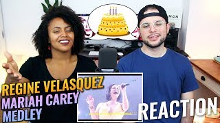 Regine Velasquez  Mariah Carey Medley  Reflections Concert Series  REACTION [upl. by Alleul]