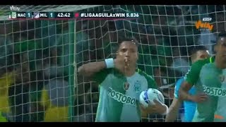 Atlético Nacional 3  2 Millonarios Fecha 11 Liga Aguila 2017 II  Win Sports [upl. by Calandra71]