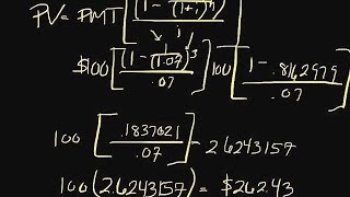 How to Calculate the Present Value of an Annuity [upl. by Christiansen686]