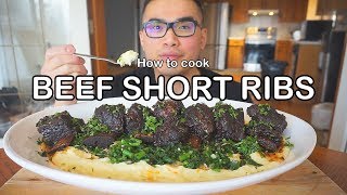 How to cookbraise BEEF SHORT RIBS [upl. by Sosna]