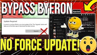 TUTORIAL How To Bypass Force Update After The New Roblox AntiCheat  BYFRON BYPASS  PC EXECUTOR [upl. by Gilburt]