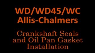 Oil pan seal and gasket install [upl. by Carla629]