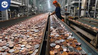 From Metal to Money The Fascinating Manufacturing Process Behind Coin Minting [upl. by Sofer]