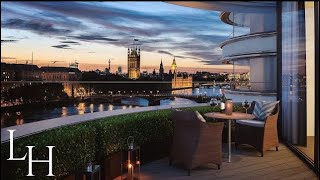 Inside a £3800000 Modern Central London Apartment with Parliament and Thames Views The Corniche [upl. by Nellac512]