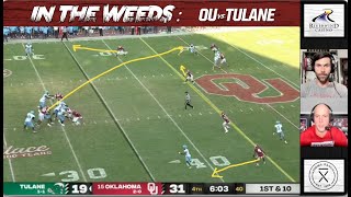 quotIn the Weedsquot Jackson Arnolds 47 Yard GT Counter Read Run amp R Mason Thomas Sack in OU vs Tulane [upl. by Pritchett]