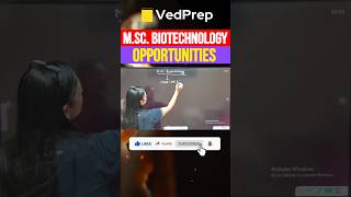 🎓📚 Opportunities after MSc Biotechnology VedPrepBiologyAcademy mscbiotechnology msc jobsearch [upl. by Acira201]