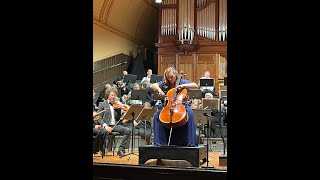 Dvořák Cello Concerto in B minor Op104 2nd Mvt Caitlin Morris [upl. by Franchot]