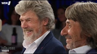 Im Gespräch WDR Kölner Treff  Dr Hubert Messner amp Reinhold Messner [upl. by Ettennej]