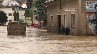 Povodeň Kežmarok  4 jún 2010  KTV HD [upl. by Ahslek]