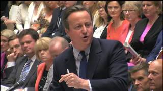 David Camerons last PMQs 13 July 2016 [upl. by Leveroni504]