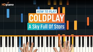 How to Play quotA Sky Full of Starsquot by Coldplay  HDpiano Part 1 Piano Tutorial [upl. by Aneryc]