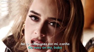 Adele  Easy On Me  Lyrics  Español  Video Official [upl. by Nuawtna]