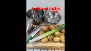 Leek and tattie soup cooking food soup delicious [upl. by Ueik]