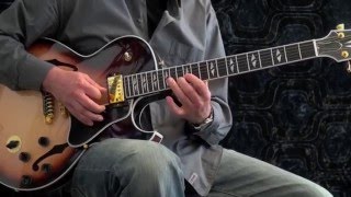 Autumn leaves  Achim Kohl  Jazz Guitar Improvisation with chord solo and tabs [upl. by Akili]