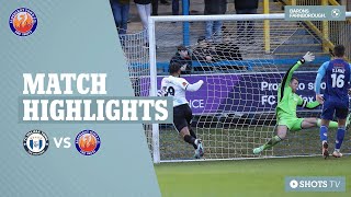 MATCH HIGHLIGHTS FC Halifax Town A [upl. by Nonnahc]