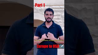 Europe to usa 🇺🇸Usa visamalta visachahal vlogs maltastudentvisa travel maltavisa [upl. by Enellij]