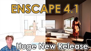 Enscape 41 New Artistic Modes amp AI Enhancements [upl. by Morice]