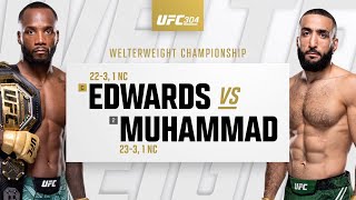 UFC 304 Leon Edwards vs Belal Muhammad Highlights [upl. by Lose]