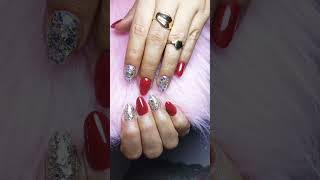 sólo a pincel 😳 nails acrilicNails [upl. by Lodnar]