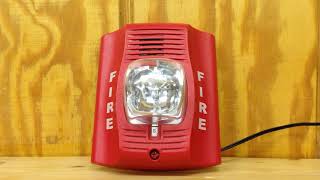 System Sensor SpectrAlert Advance P2R Fire Alarm Horn Strobe Code 3 [upl. by Fidelis]