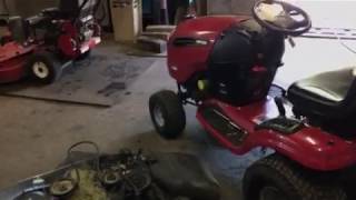 How to remove Mower Deck Craftsman YS4500 [upl. by Eyt]