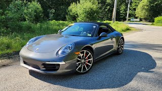 2014 Porsche 911 Carrera 4S 9911 PDK Cabriolet POV Test DriveReview [upl. by Firehs932]