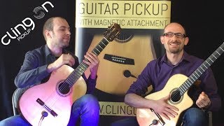 Cling On Pickup DEMO  Bruskers Guitar Duo plays Summertime [upl. by Allehc]