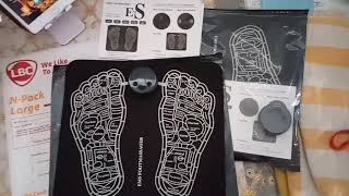 Unboxing and Review on EMS Foot Massager Mat  EEC032022 [upl. by Saba]