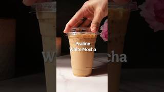 Praline White Mocha Recipe  Easy Coffee Recipe  Home Coffee Bar  recipe coffeerecipe viral [upl. by Gorton459]