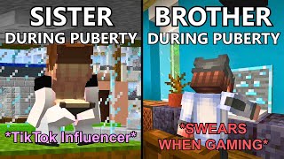 Brother VS Sister Portrayed by Minecraft 2 [upl. by Particia265]