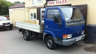 2001 NISSAN CABSTAR E90 SWB DROPSIDE TRUCK REVIEW [upl. by Alleul]