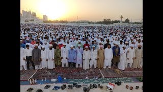 Muslims across UAE offer Eid Al Fitr prayers [upl. by Decrem]