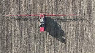 Agrifac Condor IV preemergent weed control in canola fields agriculture romania sprayer farm [upl. by Sloane]