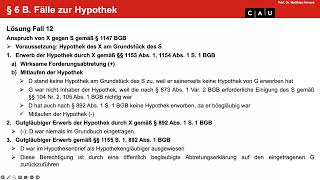 Kreditsicherungsrecht – Folge 13 Fälle zur Grundschuld [upl. by Lat981]