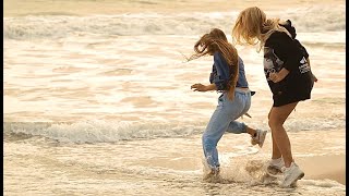 Karolina Protsenko and Barvina at the beach of Malibu [upl. by Quent782]