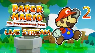 Lets Play Paper Mario The ThousandYear Door Remake Live Stream  Pt 2 THE GREAT BOGGLY TREE [upl. by Loutitia]