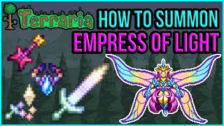 Terraria 14  Empress of Light  New Boss Showcase  ALL Drops [upl. by Airamanna]