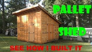 Pallet Shed  Workshop Build  Part 2 [upl. by Lorinda]