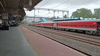 16340 Nagercoil Mumbai CSMT express via Katpadi skip Chinchwad station NagercoilExpress [upl. by Eillit]