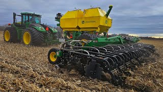 New Strip Tiller Outfitted With John Deere Passive Aggressive Implement Guidance [upl. by Drahser]