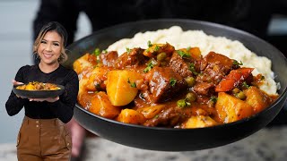 This is Going to Be the BEST BEEF STEW You Will Ever Make  Easy CARNE GUISADA Recipe [upl. by Uyr618]