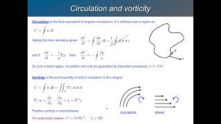 GFD 15  Circulation Vorticity and Potential Vorticity [upl. by Corron]